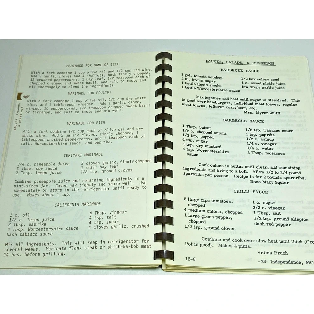 Independence Missouri Sanitarium Psychopathic Hospital Auxiliary Cookbook VTG‎